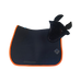 Oxxer - Sattelpad Mesh schwarz/ orange schwarze Pailletten | - Ohlala