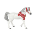 Papo - Cheval arabe en tenue de parade blanc | - Ohlala