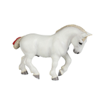 Papo - Cheval percheron blanc | - Ohlala