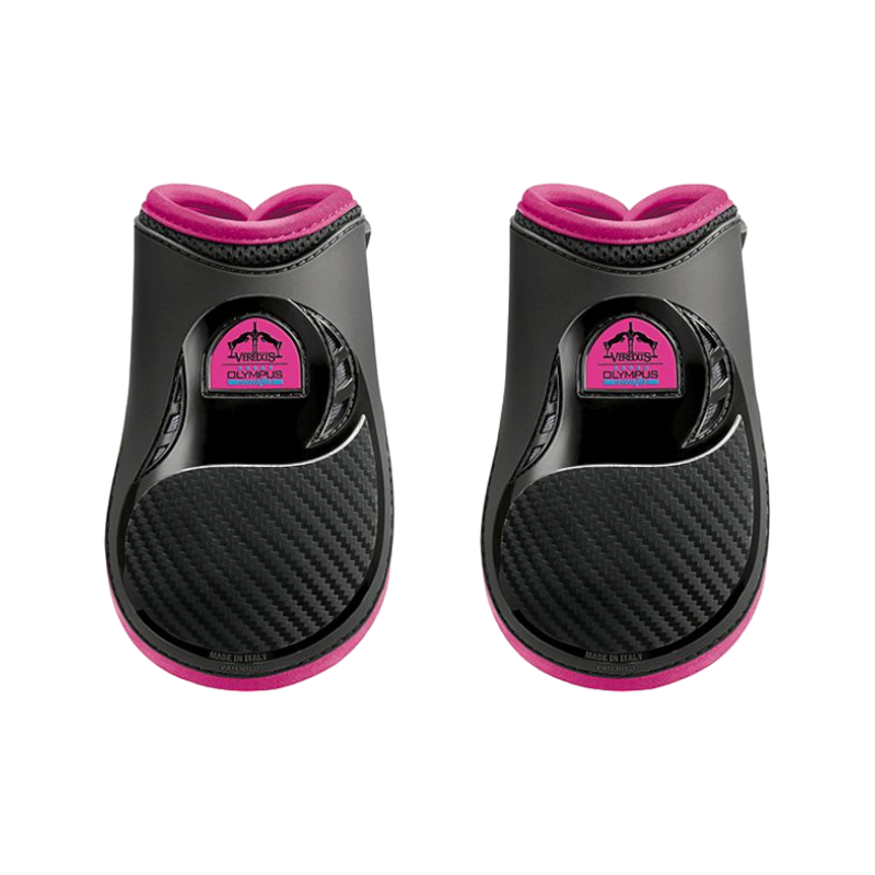 Veredus - Olympus Vento Color Edition fetlock guards black/pink