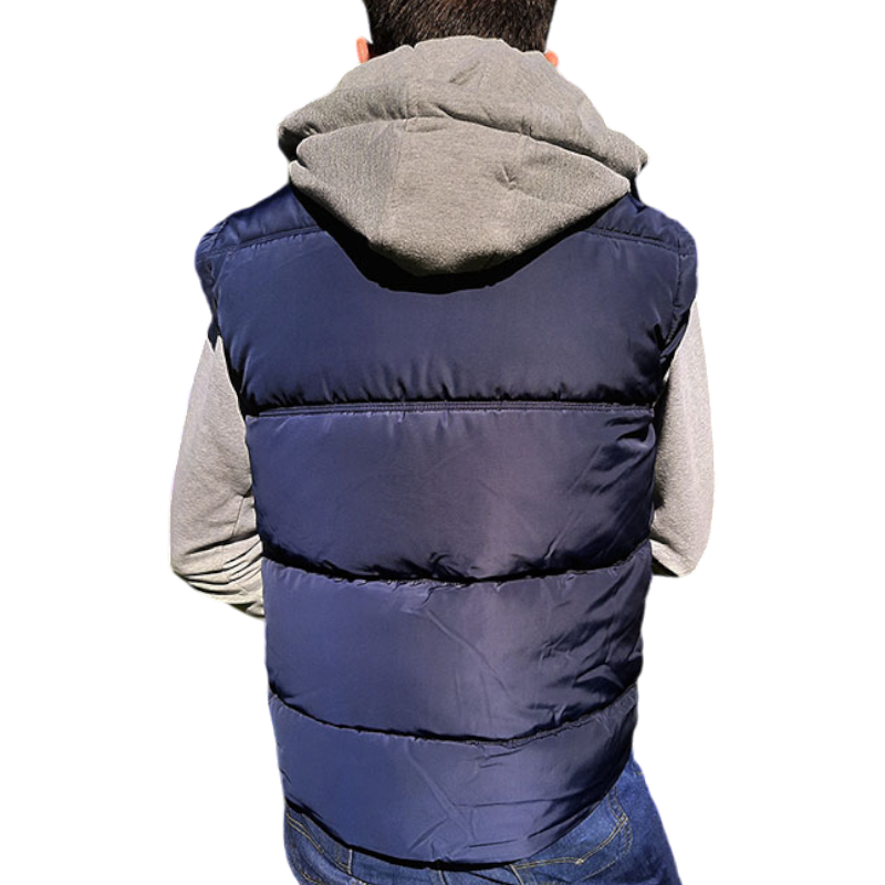 Pénélope Store - Valentin men's navy sleeveless down jacket