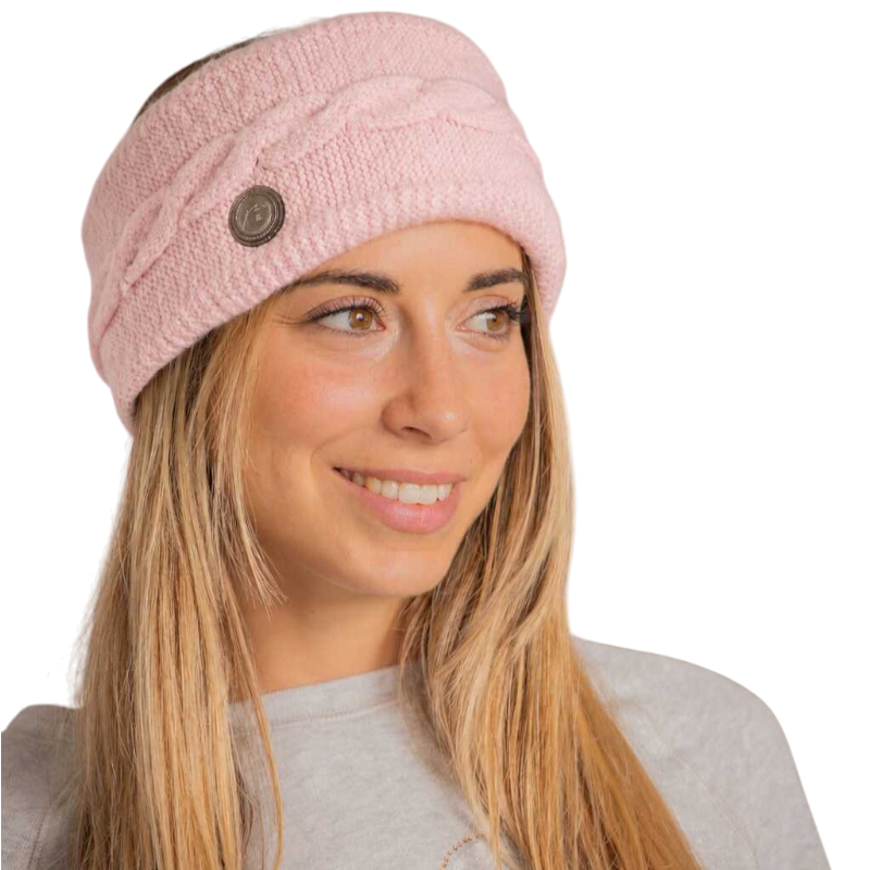 Pénélope - Mel Pale Rose Women's Knitted Headband