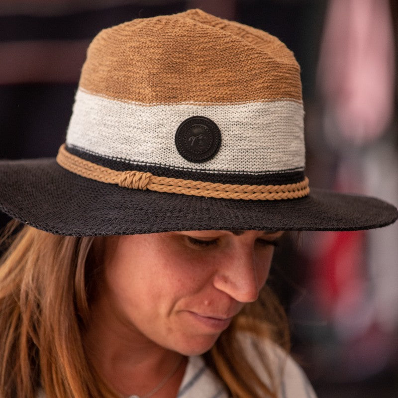 Pénélope - Camel Raffia Hat 