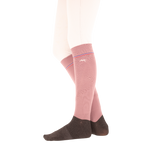 Pénélope - Chaussettes Luxe rose poudré (x2) | - Ohlala