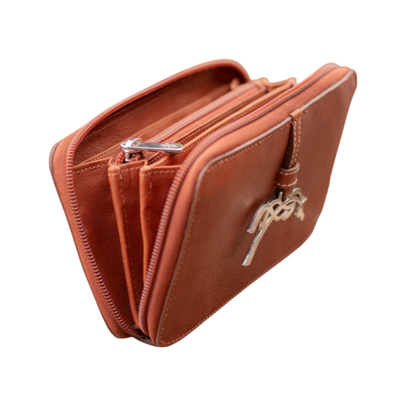 Pénélope - Vittoria cognac wallet 