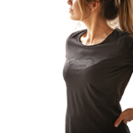 Pénélope - Women's Iconic Strass black short-sleeve T-shirt | - Ohlala