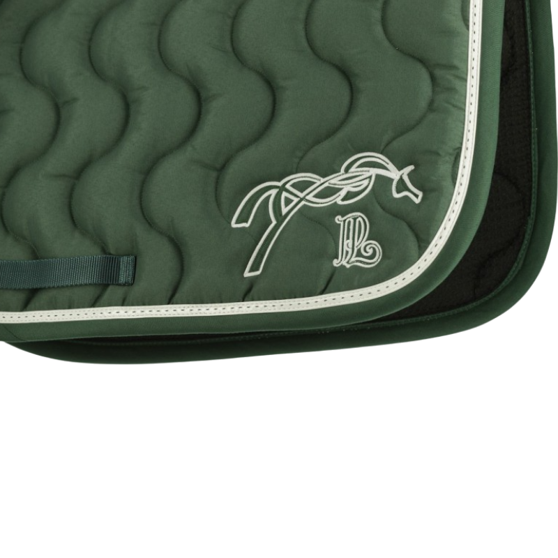 Pénélope - Tapis de selle Classique vert foncé/ vert | - Ohlala