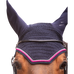 Pénélope - Orejera para caballos Diamant marino/fucsia
