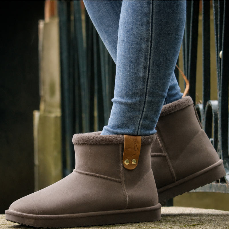Pénélope - Boots fourrées chocolat