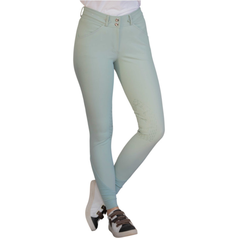 Pénélope - Pantalon d'équitation femme Élégance vert clair
