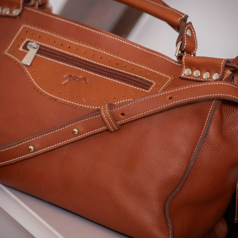 Pénélope - Bolso de mano Chokly color coñac