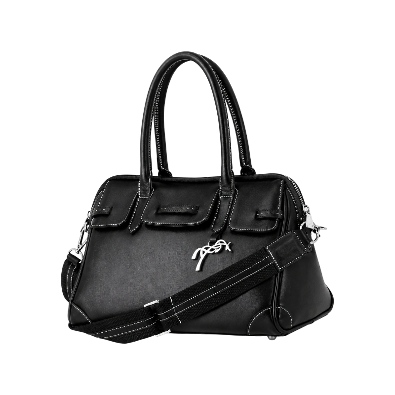 Pénélope - Bolso de mano Maelys pequeño negro