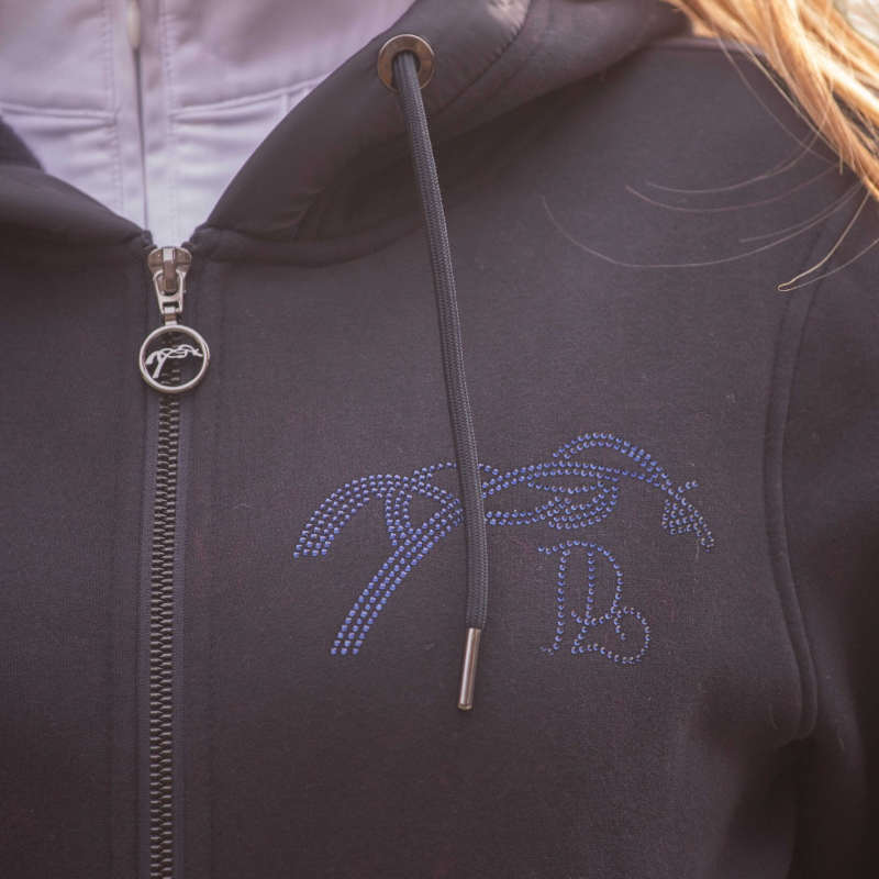 Pénélope - Sweat manches longues femme Fluore marine