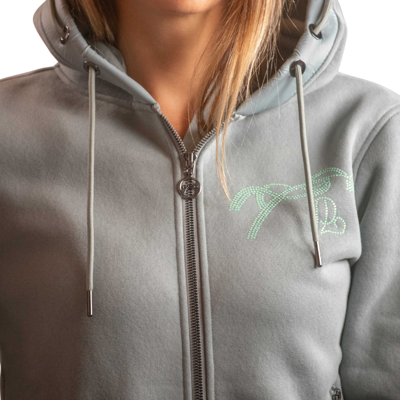 Pénélope - Sweat manches longues femme Fluore vert sauge