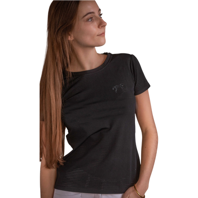 Pénélope - Women's Short-Sleeve T-Shirt Techflo Black