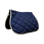 Privilège Equitation - Tapis de selle Palm Beach marine/ beige/ marine | - Ohlala