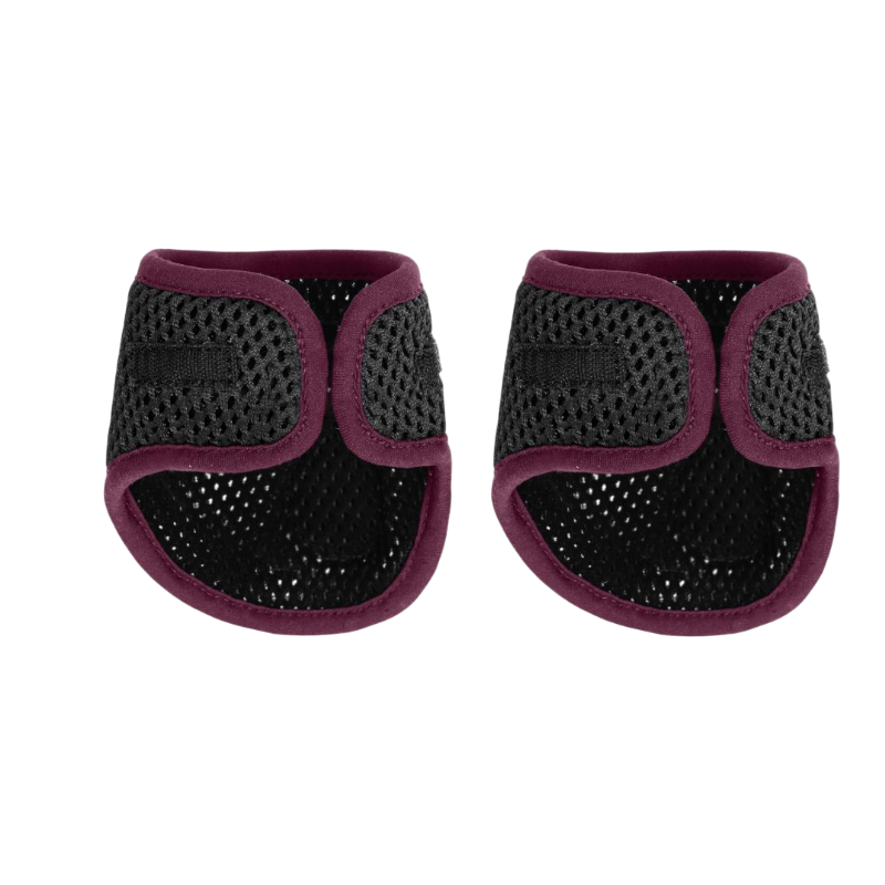Pro Confort - Doublures de protège-boulets Darial coqués 3D mesh velours noir/ bordeaux
