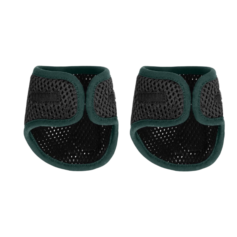 Pro Confort - Doublures de protège-boulets Darial coqués 3D mesh velours noir/ jungle green