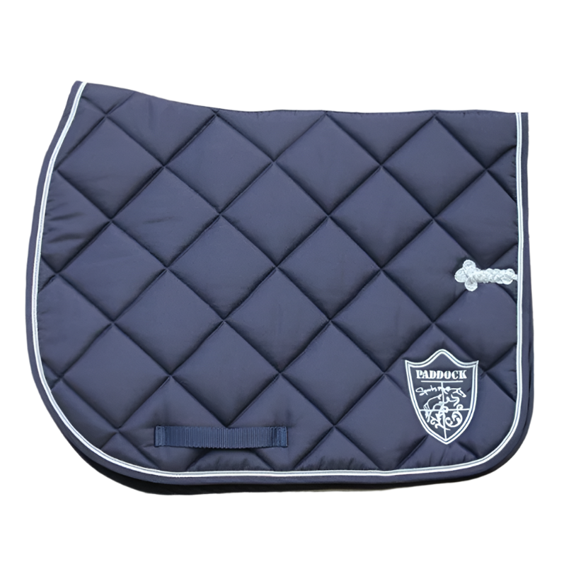 Paddock Sports - Prems dressage mat with navy crest