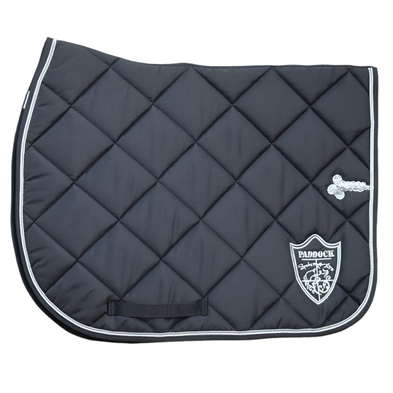 Paddock Sports - Tapis de dressage prems écusson noir