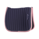 Paddock Sports - Tapis de selle Verticali marine/rose | - Ohlala