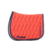 Paddock Sports - Wavy orange/ navy saddle pad | - Ohlala