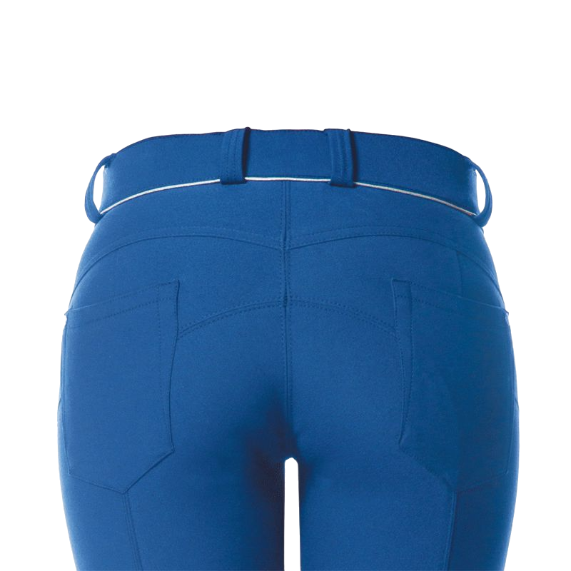 Flags &amp; Cup - Women's Push up riding breeches electric blue
