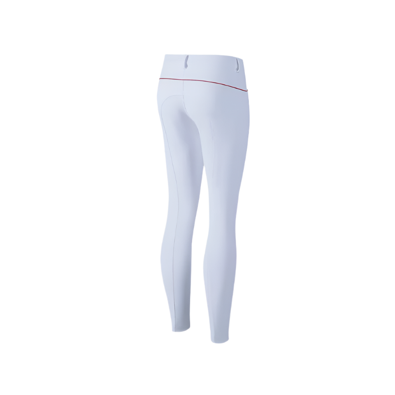 Animo Italia - Pantalon d'équitation enfant unisexe blanc/ orange