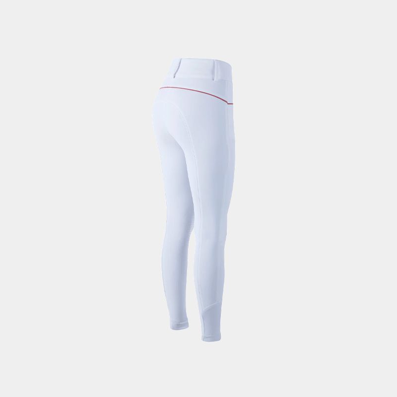 Animo Italia - Pantalon d'équitation Noley femme blanc/ orange | - Ohlala