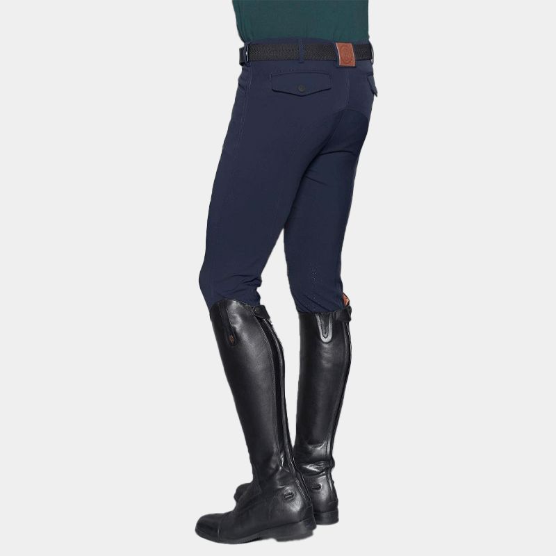 Harcour - Pantalon d'équitation homme Costas fix system grip marine | - Ohlala