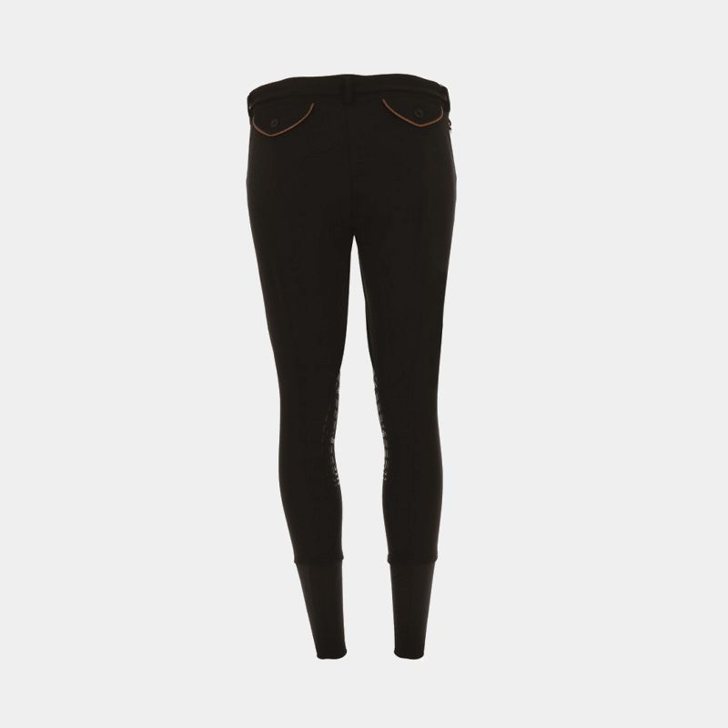 Pénélope Store - Pantalon d'équitation point sellier enfant noir | - Ohlala