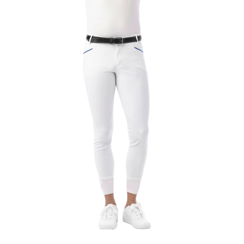 Equithème - Pantalon d'équitation homme Lars blanc | - Ohlala