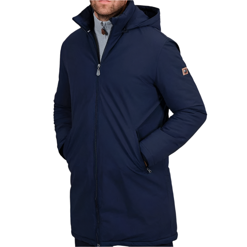 Harcour - Robertol men's long navy parka 