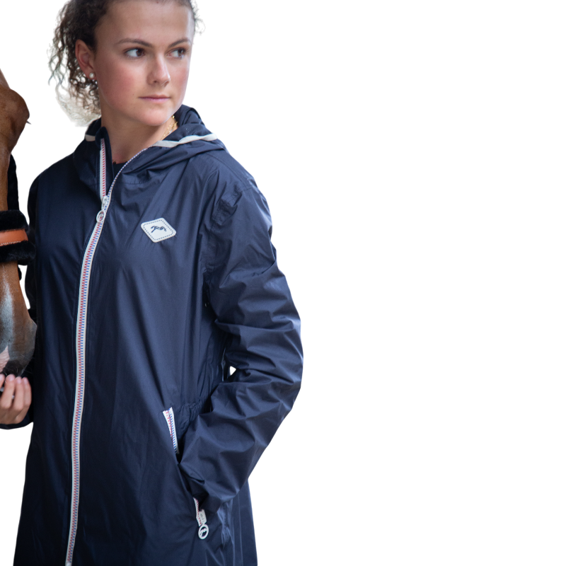 Pénélope Store - Rainday navy waterproof jacket