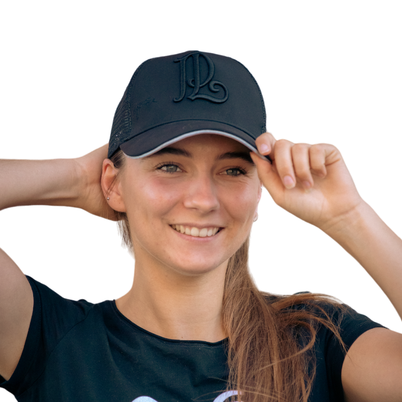 Pénélope - Black mesh cap