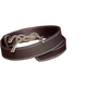 Pénélope - Ceinture femme Signature cuir perforé noir | - Ohlala