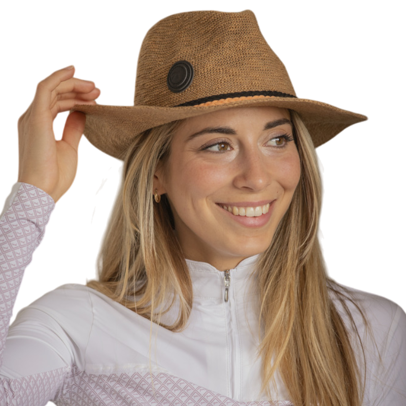 Pénélope - Chapeau Rafia camel