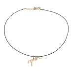 Pénélope - Collier Equestre doré | - Ohlala