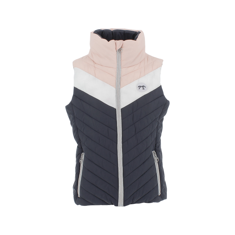 Pénélope store - Women's down jacket Camelia navy/pink