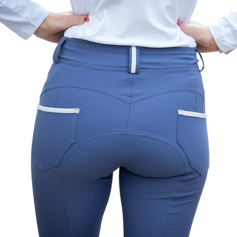 Pénélope Store - Women's Fun Pushup dolphin blue riding pants