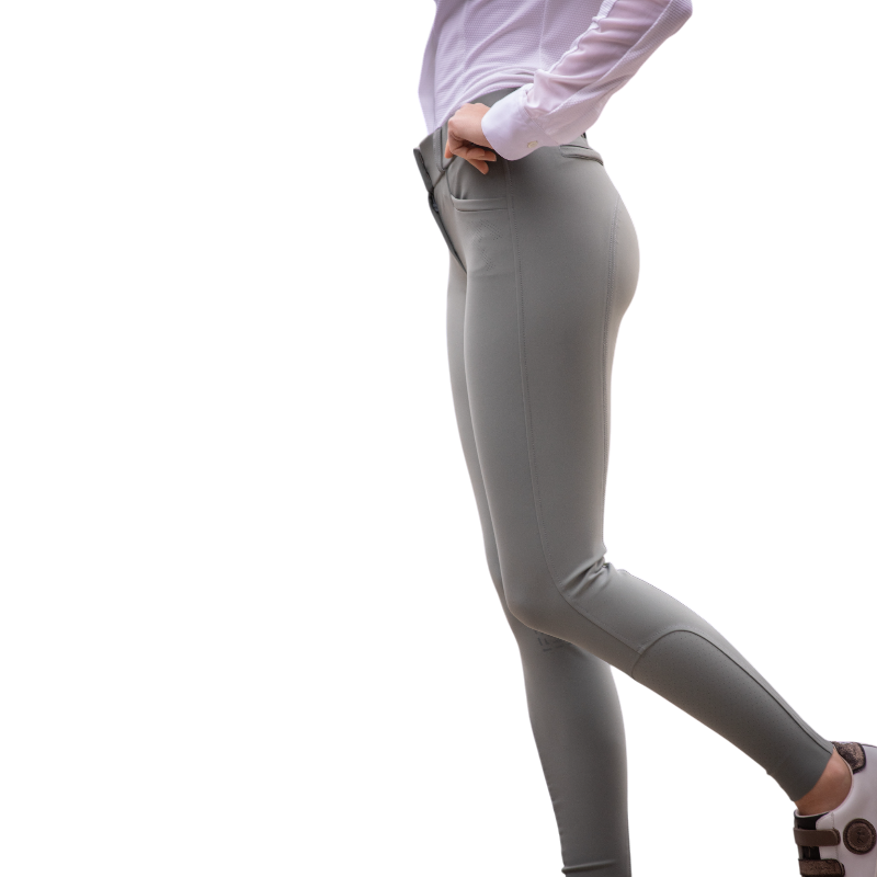 Pénélope - Women's equestrian pants Majestic sage green 