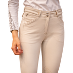 Pénélope - Pantalón de equitación mujer Point Sellier crema | - Ohlala