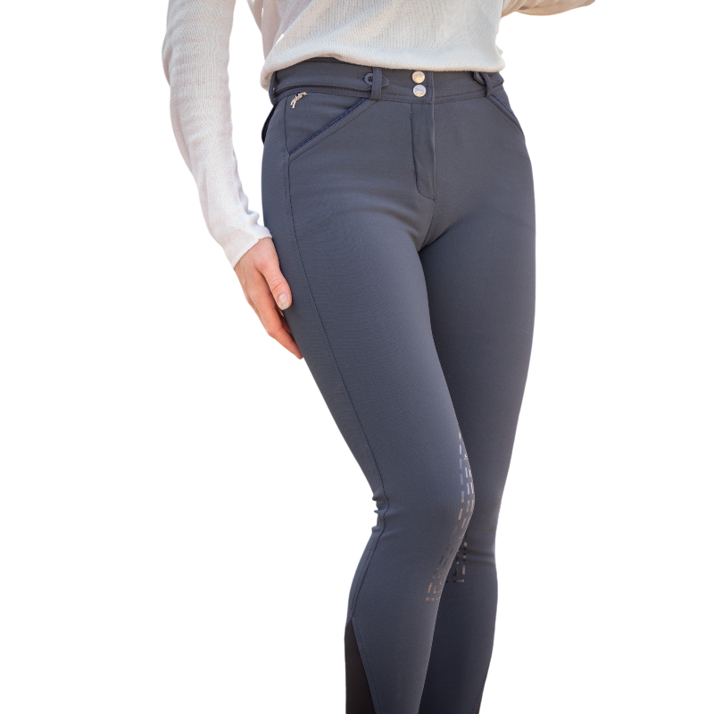 Pénélope - Pantalon d'équitation femme Point Sellier myrtille