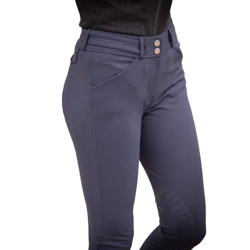 Pénélope - Pantalon d'équitation femme Élégance marine