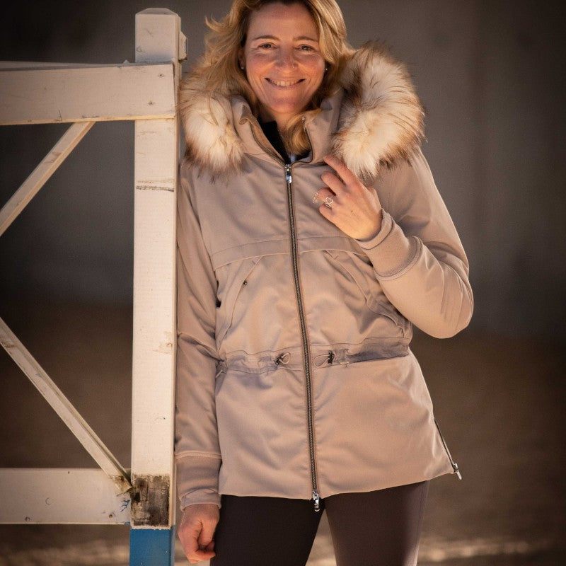 Pénélope - Parka mujer Steppy taupe | - Ohlala