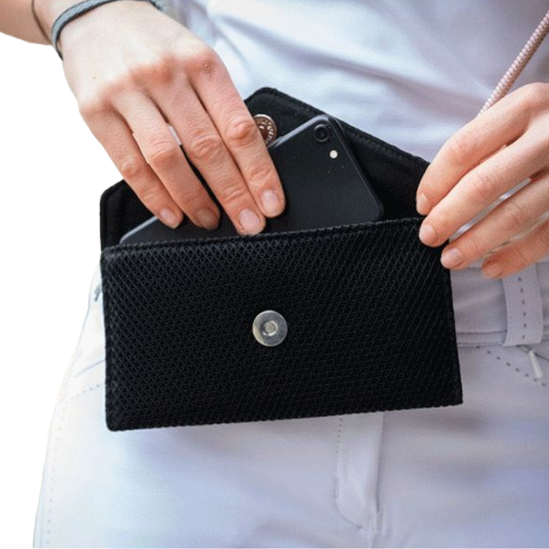 Pénélope - Pochette pour téléphone Pocket mesh noir