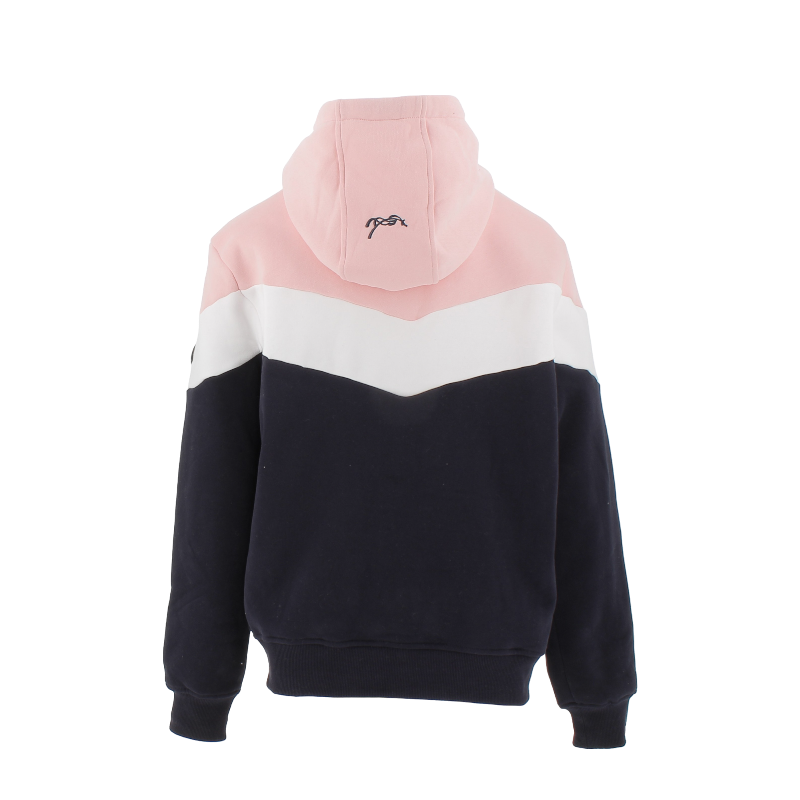 Pénélope - Sweat Artémis marine/ blanc/ rose