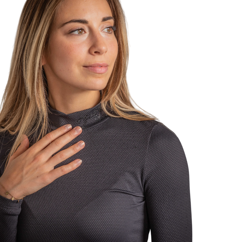 Pénélope - T-shirt manches longues femme Tutty noir | - Ohlala