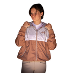 Pénélope - Veste coupe vent Celecce caramel/ gris | - Ohlala