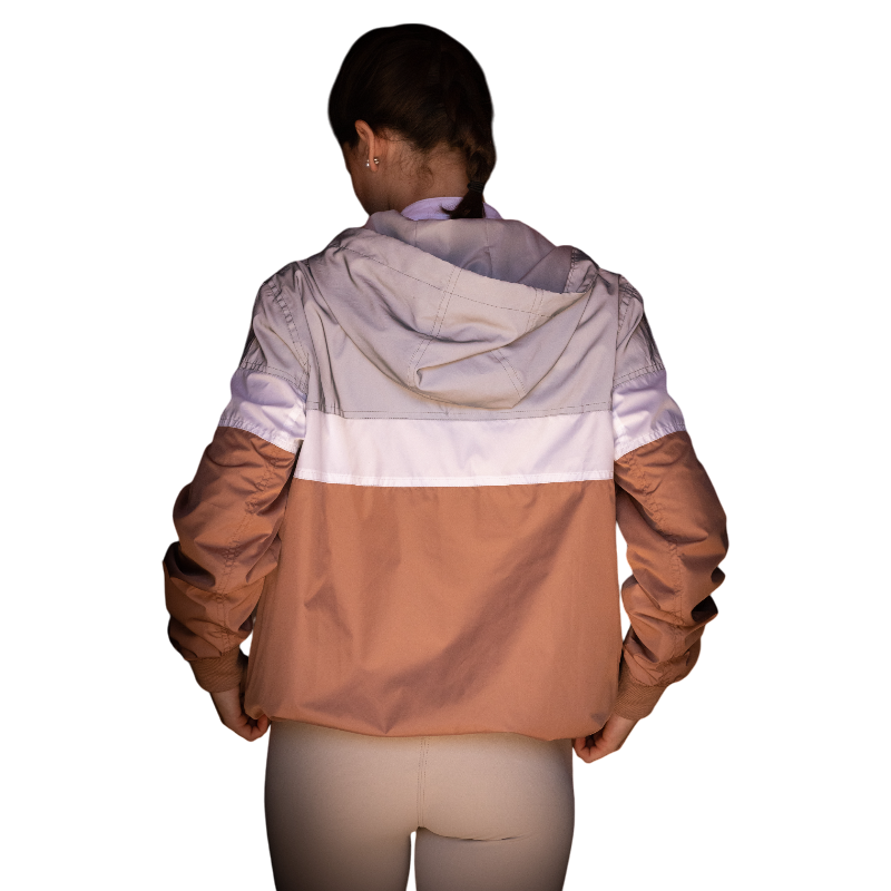 Pénélope Store - Celecce windbreaker jacket caramel/grey